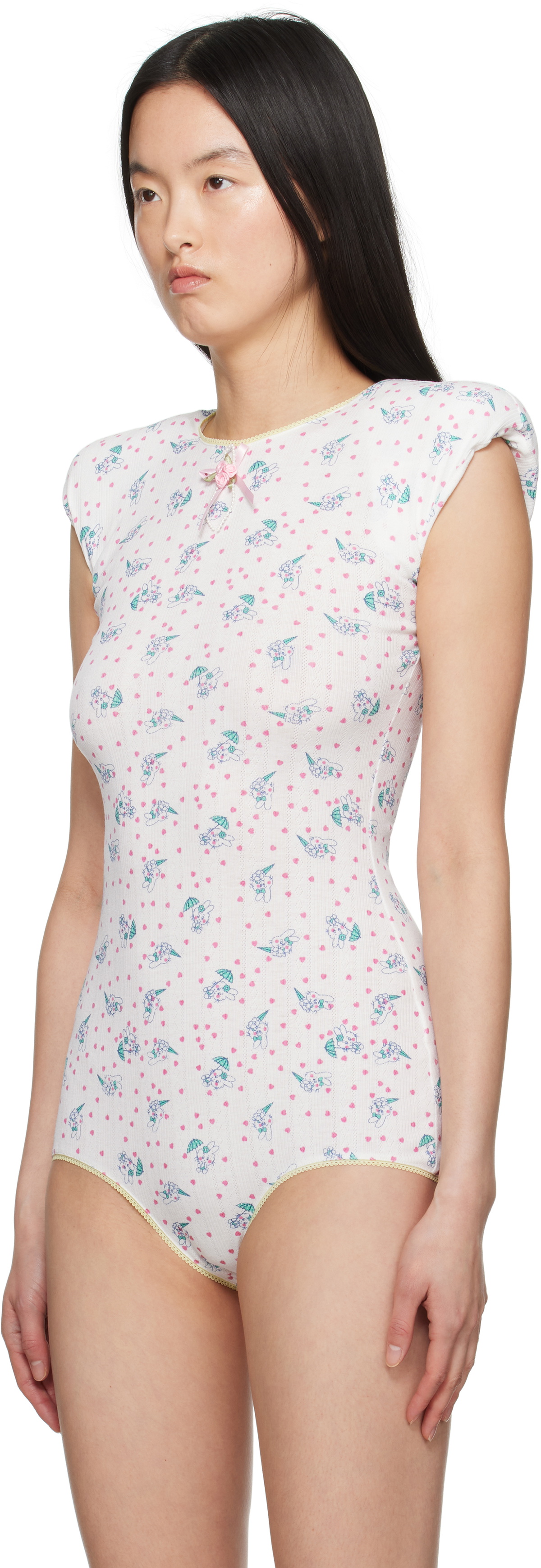 Ashley Williams White Baby Bodysuit