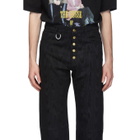 Linder Black Moire Effect Dimitri Jeans