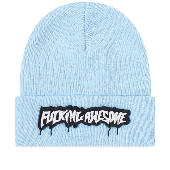 Photo: Fucking Awesome Velcro Stamp Cuff Beanie