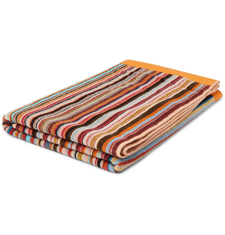 Photo: Paul Smith - Striped Cotton-Terry Towel - Multi
