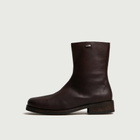 Our Legacy Men's Waxed Bovine Camion Boot in Matted Brown