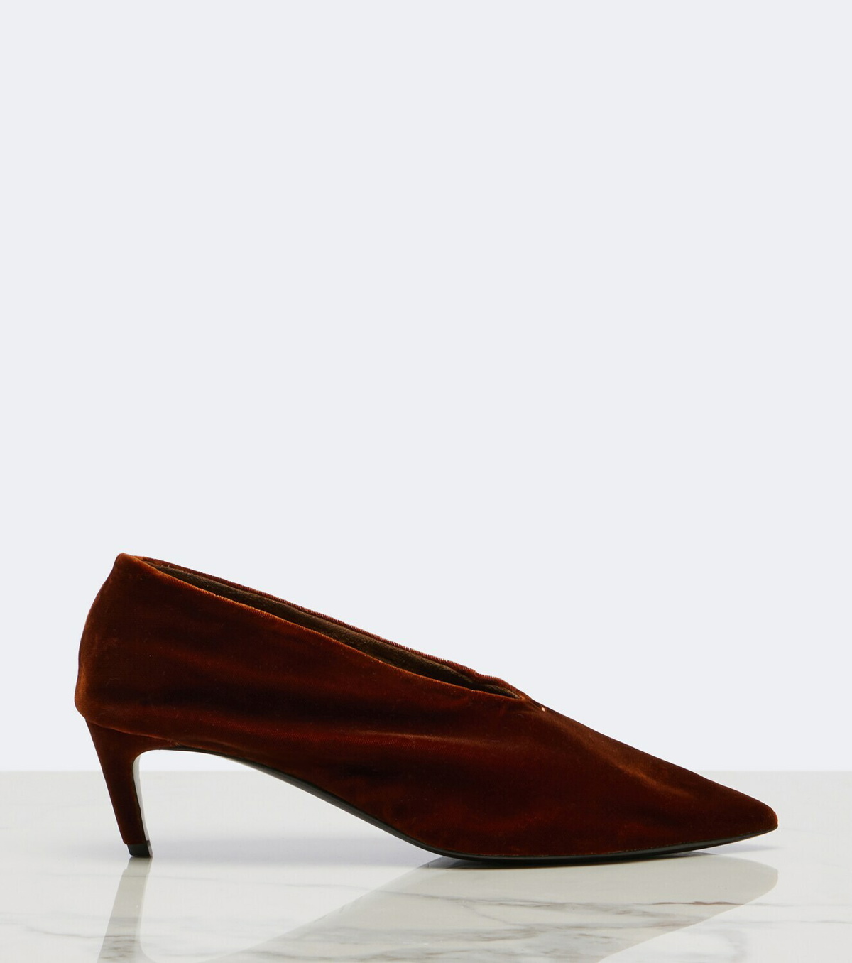 Khaite Miriam velvet pumps