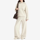 Max Mara Women's Tay Textured Sweatpants in Albino