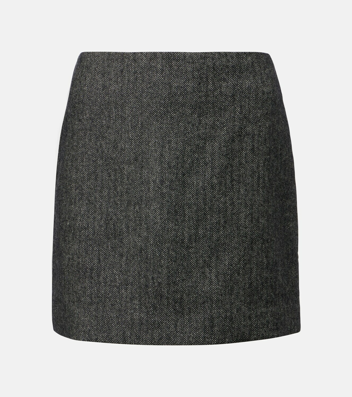 Blazé Milano Coci herringbone wool-blend miniskirt