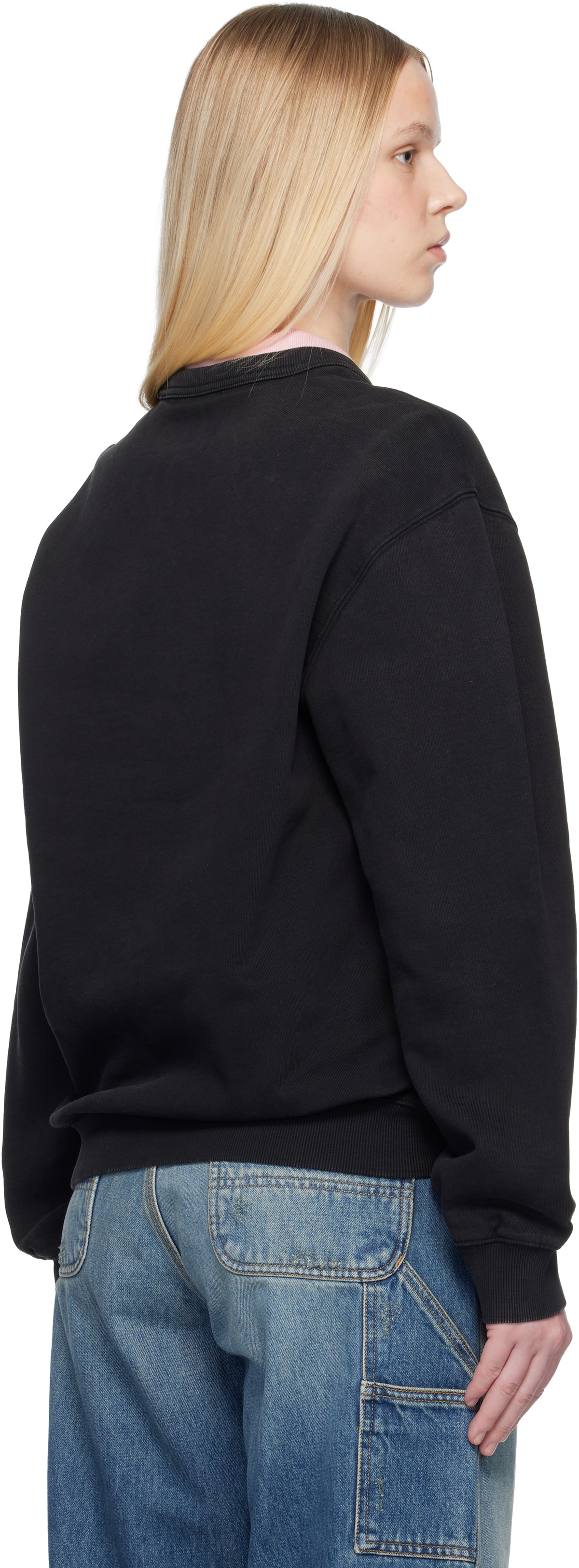 Carhartt Work In Progress Black Faded Pond Corps Sweatshirt