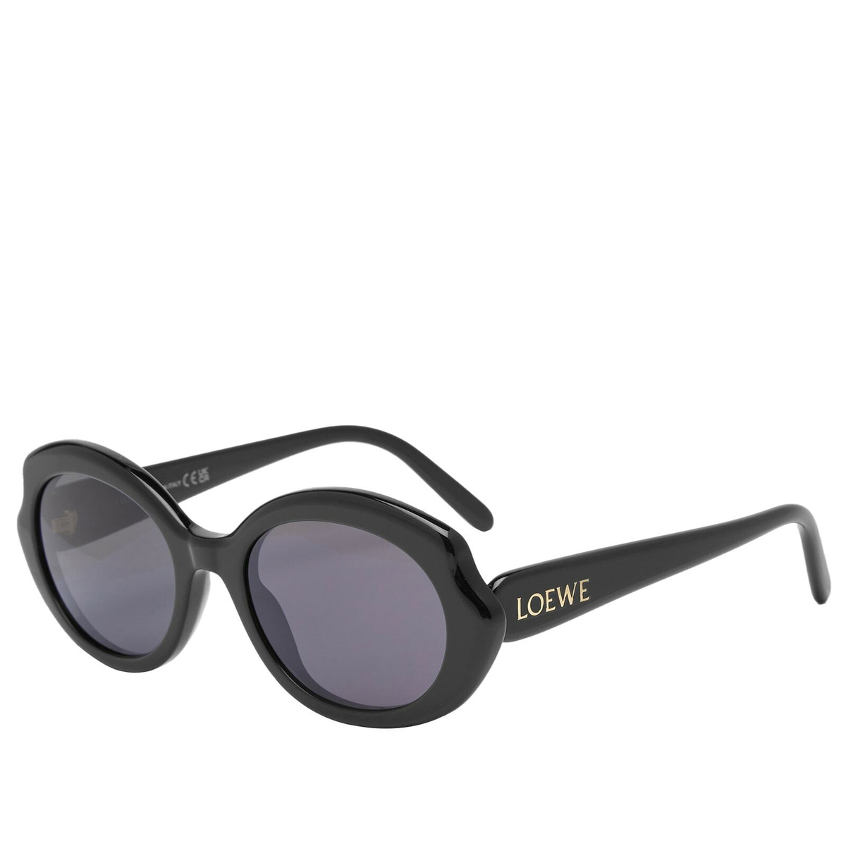 Loewe Eyewear Women's Loewe Slim Sunglasses in Shiny Black