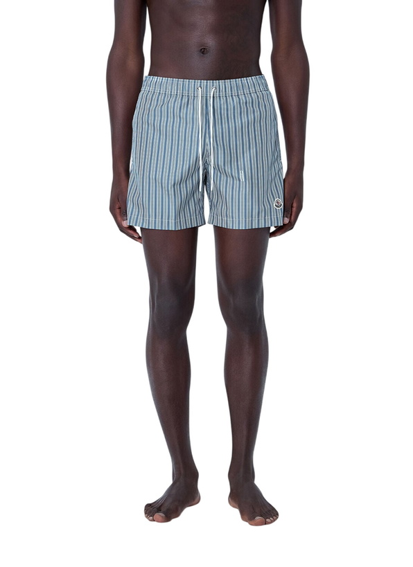 Photo: Moncler Striped Swim Shorts