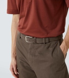 Zegna Suede belt
