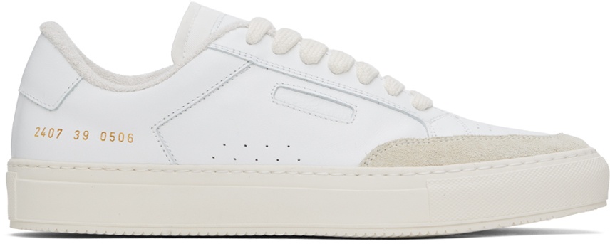 Photo: Common Projects White Tennis Pro Sneakers