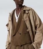 Giorgio Armani Linen-blend vest