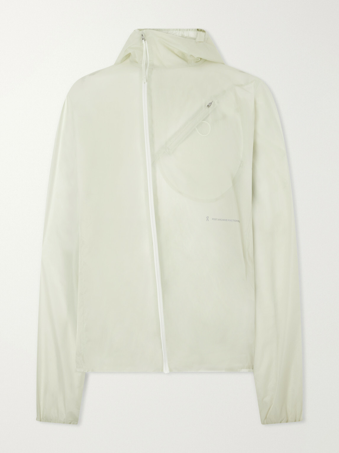 On - Post Archive Faction Zero Logo-Print Shell Jacket - Neutrals