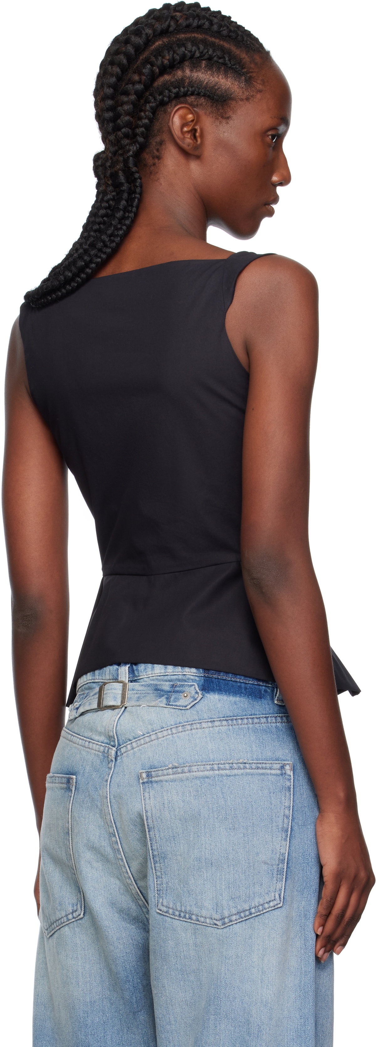 Vivienne Westwood Black Monday Vest Top