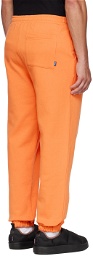 Dime Orange Embroidered Sweatpants