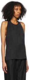 Filippa K Black Cupro Tank Top