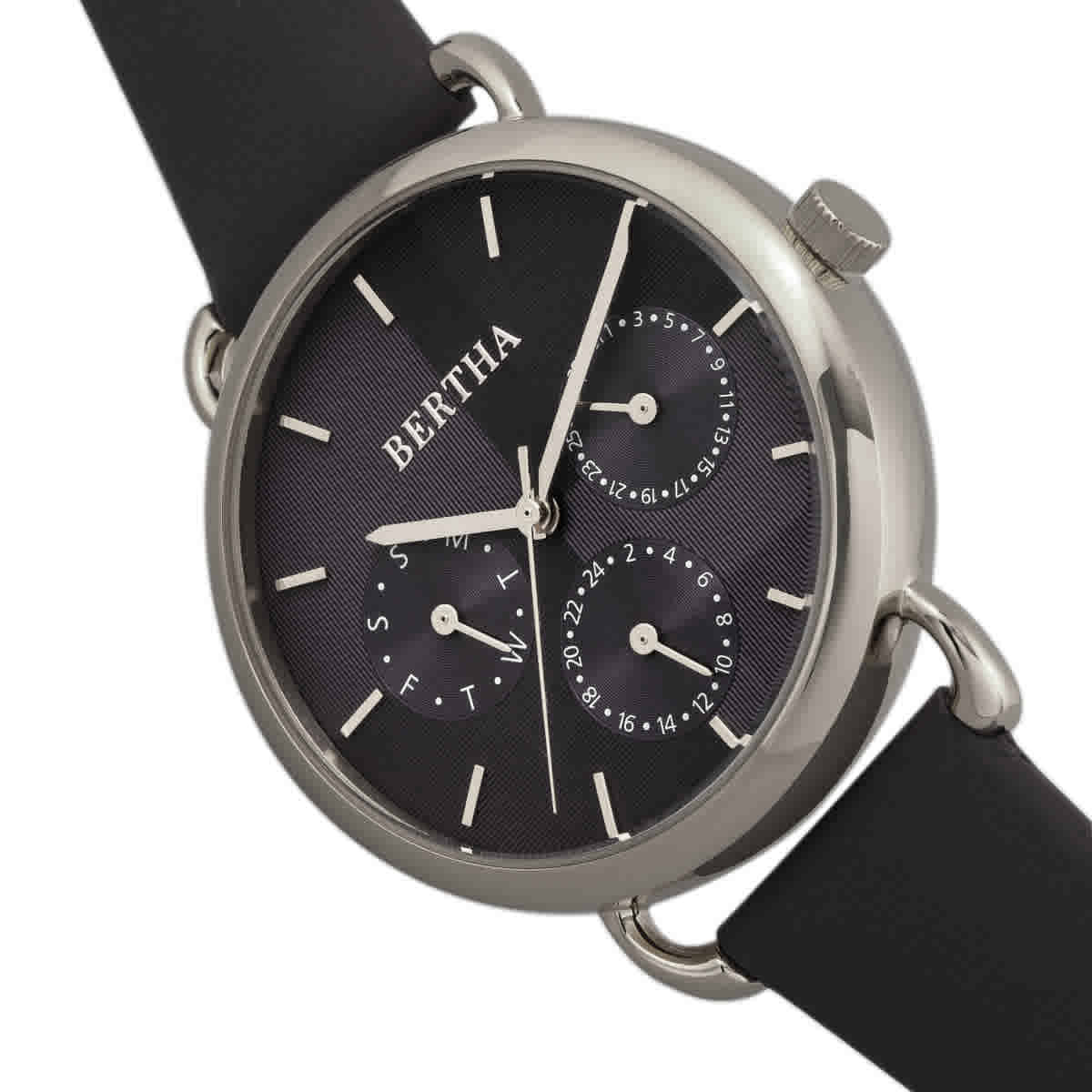 Bertha Gwen Black Dial Ladies Watch BR8304