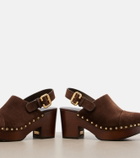 Chloé Jeannette suede clogs