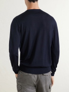 SEASE - Lasca Wish® Virgin Wool T-Shirt - Blue