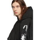 Undercover Black Hooded Pocket Jacket