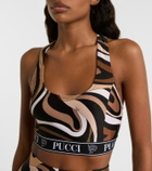 Pucci Marmo sports bra