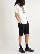 STÜSSY - Sunflower Printed Cotton-Jersey T-Shirt - White