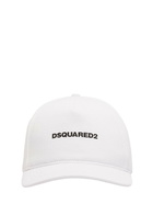 DSQUARED2 D2 Logo Cotton Baseball Cap