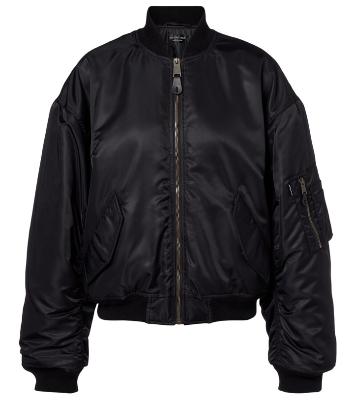 Photo: Balenciaga Standard technical satin bomber jacket