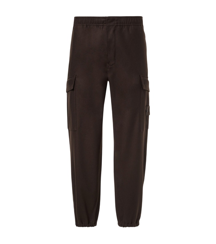 Photo: Stone Island Ghost wool-blend flannel sweatpants