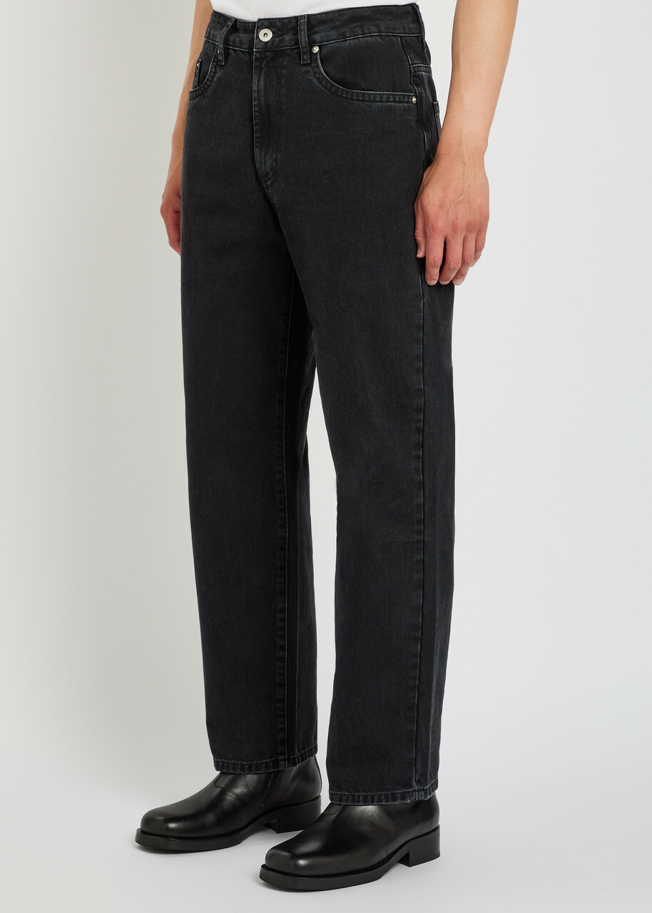 Mki Miyuki Zoku Classic Straight-leg Jeans Black