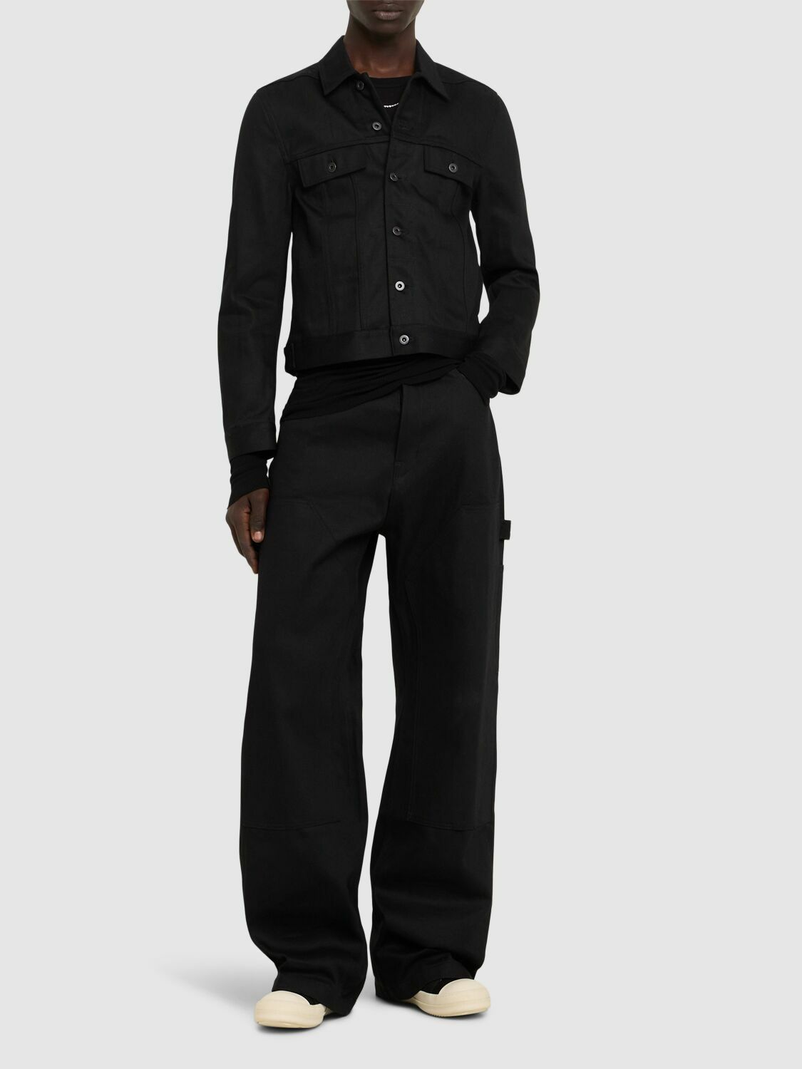 定価30万円 Rick Owens DRKSHDW TRUCKER JACKET RICK OWENS DRKSHDW Denim Trucker Jacket Rick Owens Drkshdw
