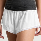 SKIMS Women's Garment Washed Poplin Short in Snow