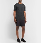 Lululemon - Metal Vent Breathe Camouflage-Print Stretch-Jersey and Mesh T-Shirt - Charcoal