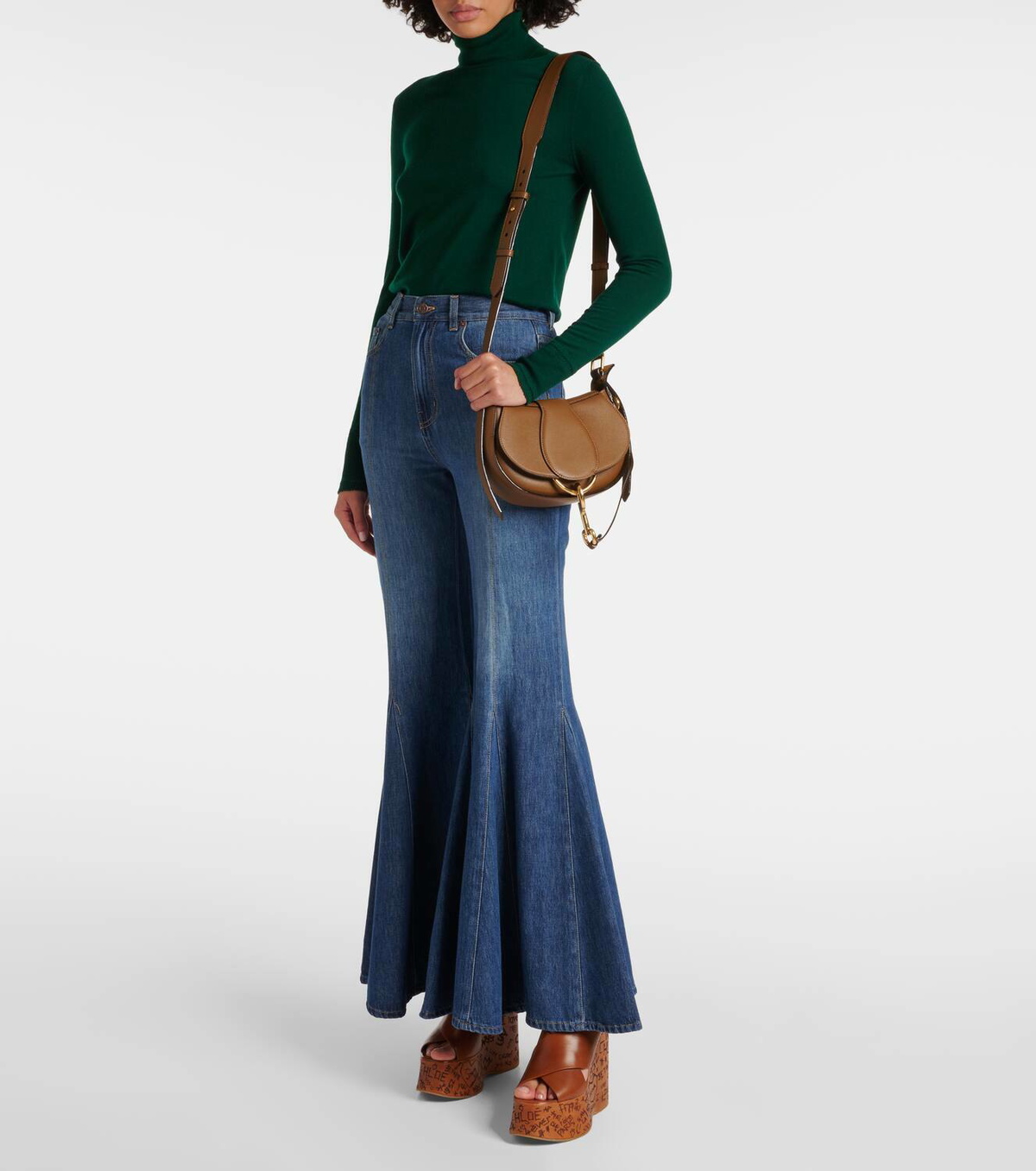 ショルダーバッグ・ポシェット CHLOE CHLOE RIDE SMALL SHOULDER BAG IN LEATHER Chloé Ride Small leather shoulder bag Chloe