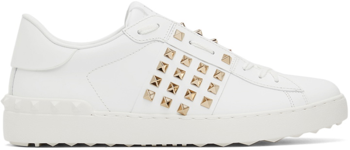 Photo: Valentino Garavani White Untitled Open Sneakers