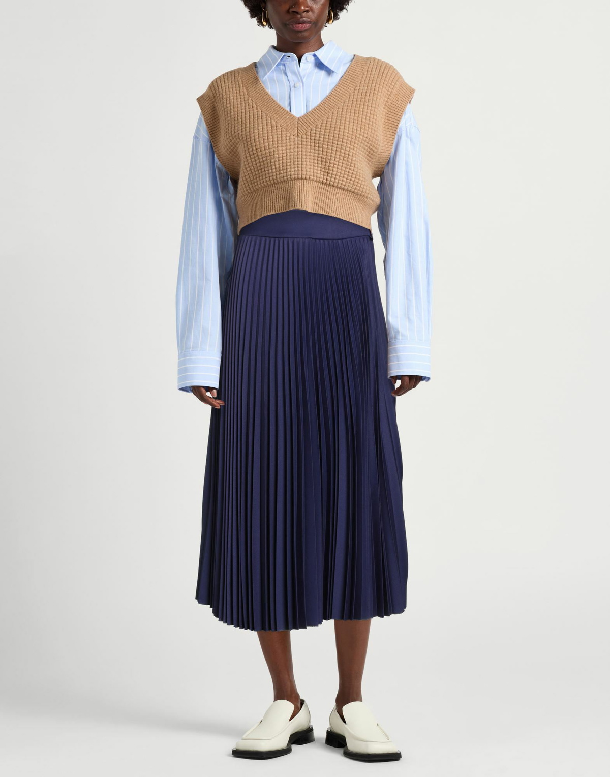 Jijil Womens Midi skirt in Purple