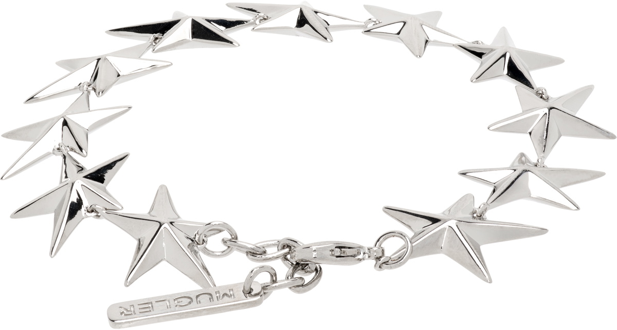Mugler Palladium Star Bracelet