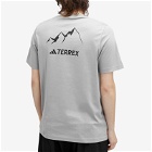Adidas Men's Terrex Mountain 2.0 T-Shirt in Solid Grey