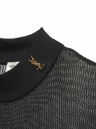 SAINT LAURENT - Silk Knit Top