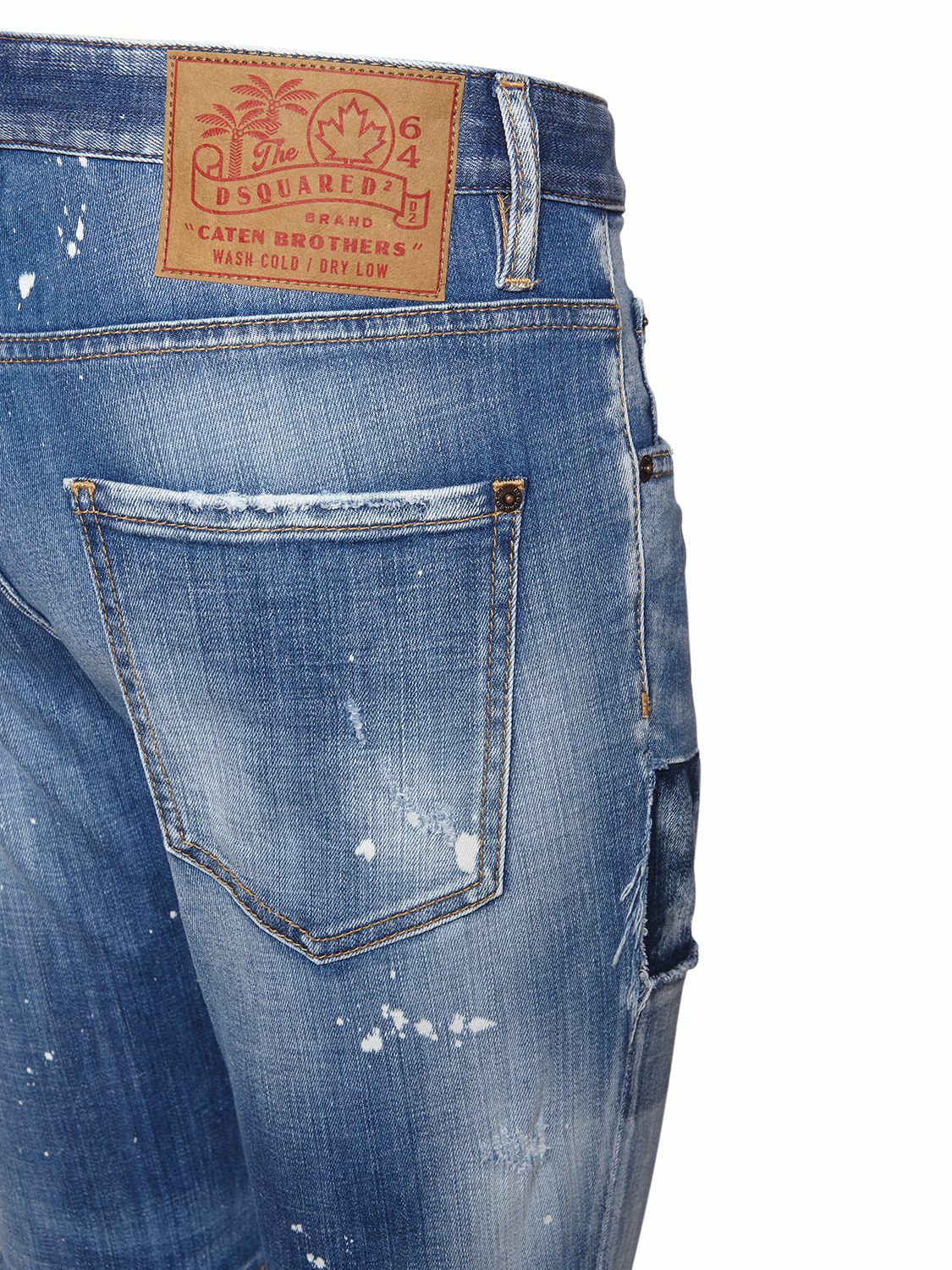 DSQUARED2 Sailor Cotton Denim Jeans Dsquared2