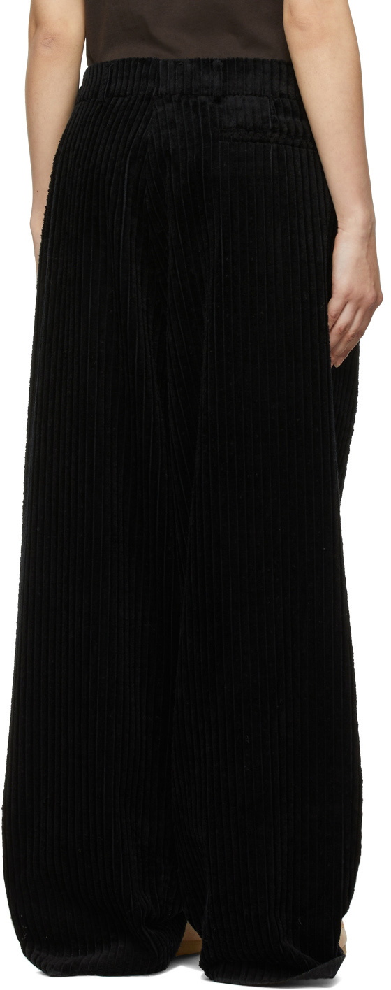 Bless Black Ultrawidepleated Trousers Bless