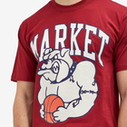 MARKET Men's Bulldogs T-Shirt in Dragon Fruit