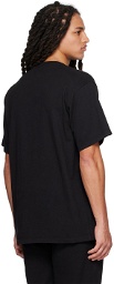 BENTGABLENITS Black Appliqué T-Shirt