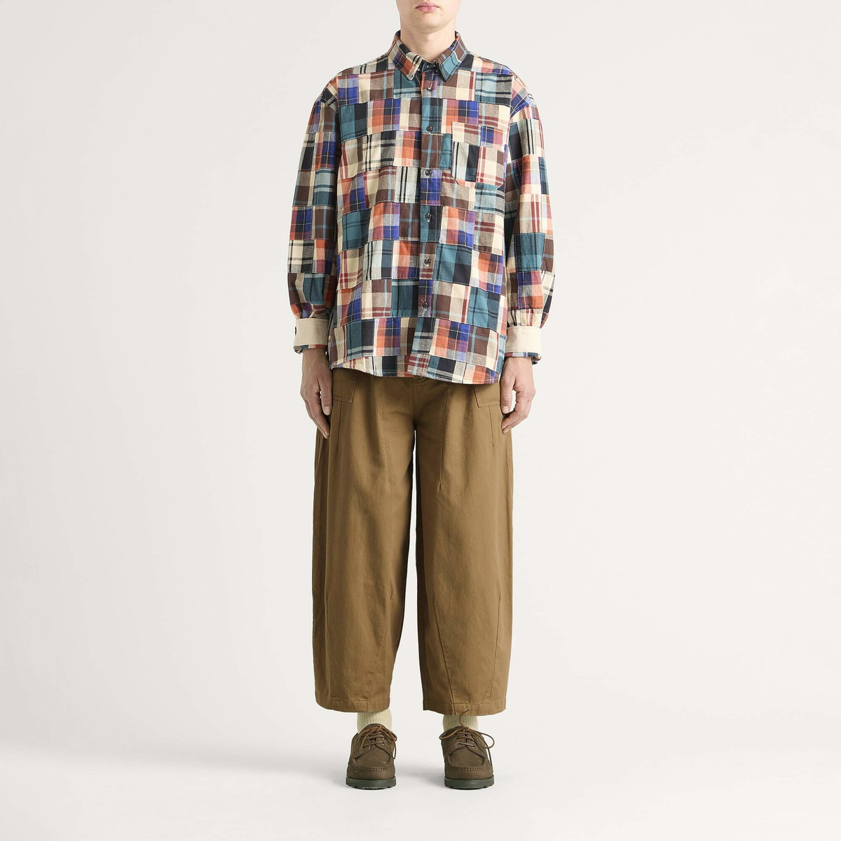 FrizmWORKS Men's Twill Balloon Pants in Beige