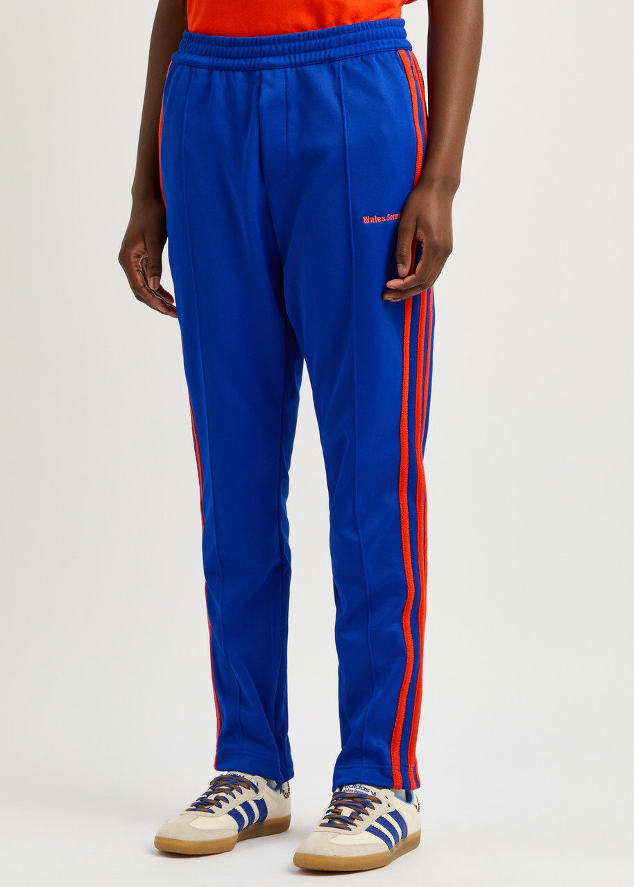 アディダスWales Bonner 青赤ストライプジャージパンツメンズ adidas