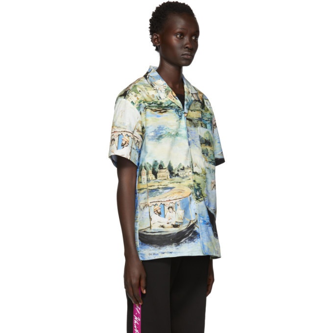 Off-White Multicolor Lake Holiday Shirt Off-White