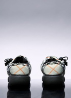 Burberry Check Nylon-Blend Pillow Mule