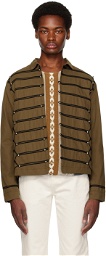 Youths in Balaclava Brown Hussar Jacket