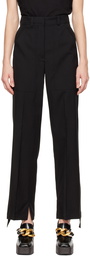 Stella McCartney Black Creased Trousers