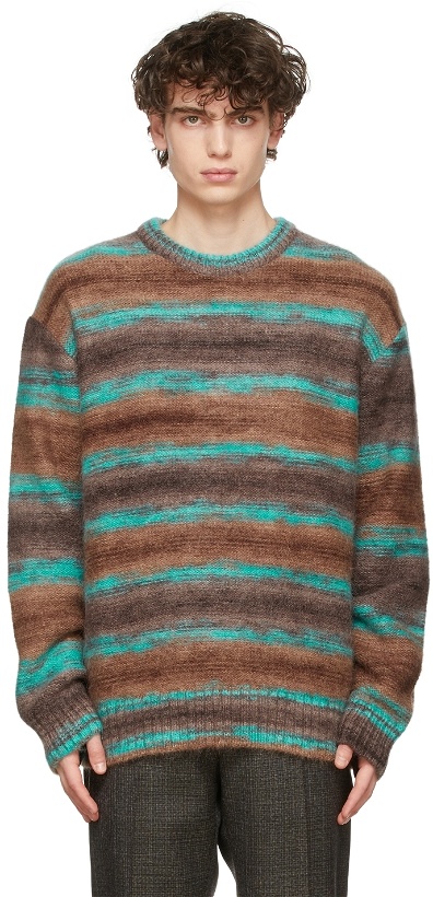 Photo: Wooyoungmi Mohair Striped Sweater