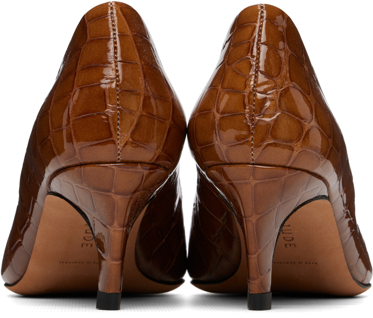 JUDE Brown Blade Pump Heels