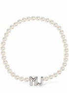 MARC JACOBS Mj Balloon Faux Pearl Collar Necklace